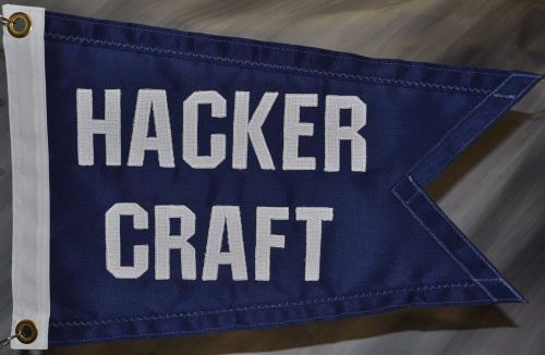 Hacker craft burgee pennant flag 1928-1929