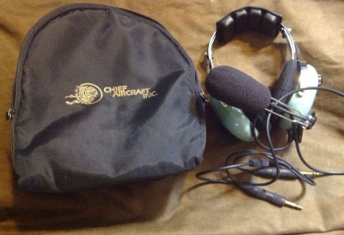 David clark model h10-30 pilot headphones w/bag
