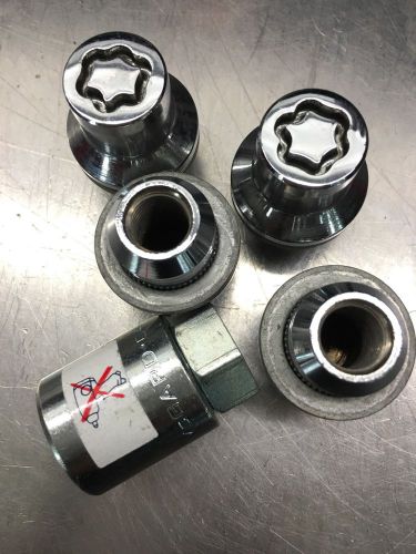 2008-2014 nissan 370z oem wheel lock set