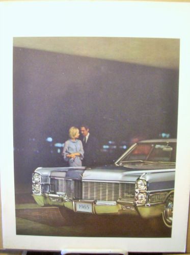 1965 cadillac prestige sales brochure fleetwood de ville calais