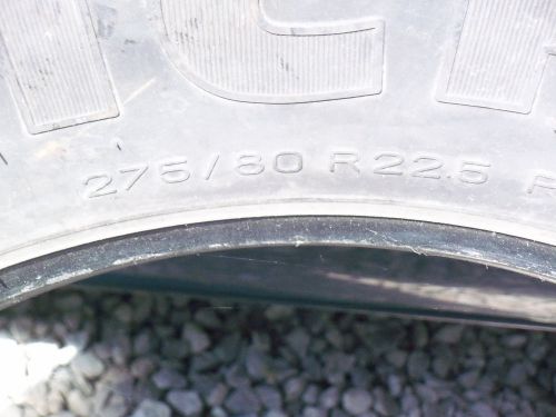 Michelin xza2 275/80r22.5 truck tires