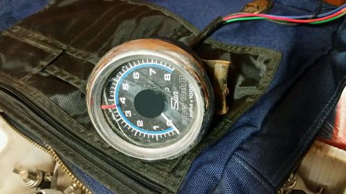 Vintage sun super tach ii 8000 rpm blue line tach tachometer