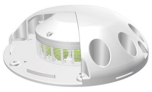 White low profile boat deck ventilator with build-in air-only vent vents marine