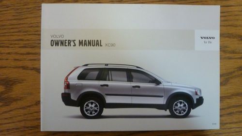 2006 volvo xc90 owners manual book