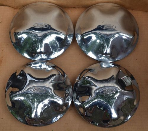 99-03 ford f-150 f150 expedition set of four 4 chrome center hub caps covers oem