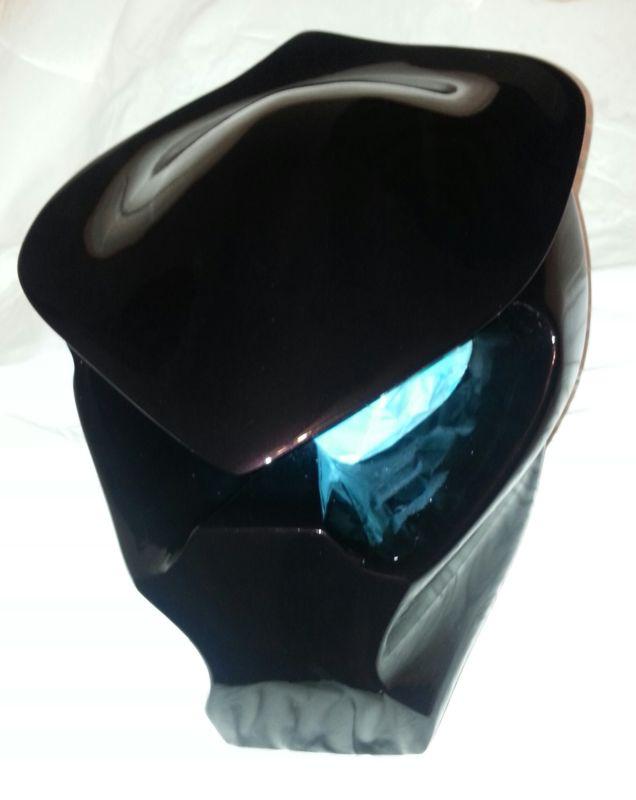 predator motorcycle helmet/blue grey airbrushing, US $690.00, image 2