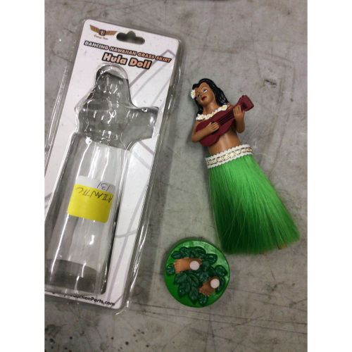 Dancing hawaiian grass skirt hula girl doll dashboard aloha vintage no reserve