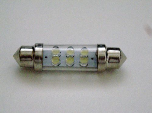 Bbt brand 41mm festoon cool white 6 led light bulb for rvs