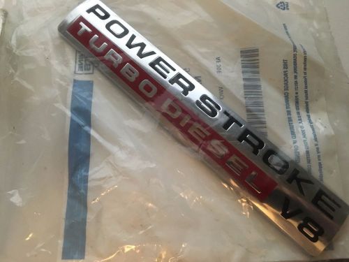 Ford f250 f350 f450 super duty power stroke turbo diesel v8 fender emblems oem