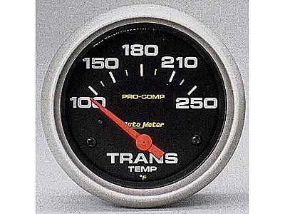 Auto meter 5457 pro-comp transmission temperature gauge 2-5/8" electrical