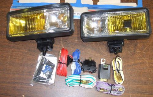 Optronics quartz halogen dual amber fog and clear driving light combination kit