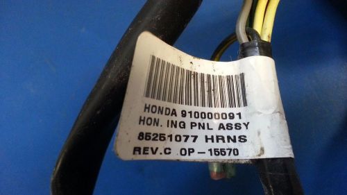 Honda outboard wire harness 5&#039; feet ignition panel assy 910000091 85251077 hrns
