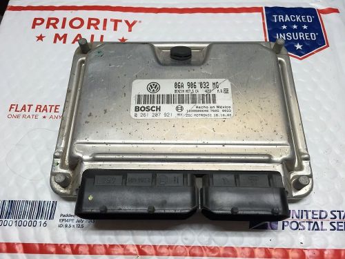 Vw beetle, jetta, golf engine computer 06a906032mg 2.0 control module ecu ecm