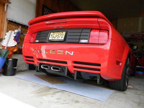 Mustang rear bumper stainless steel lettering letters s281 extreme cobra saleen