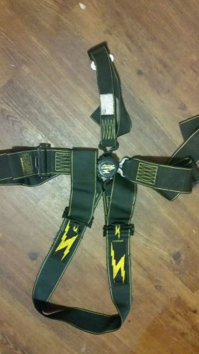 Impact camloc 5 point racing seat belts   black + yellow