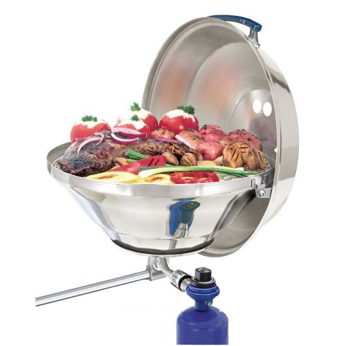 Magma a10-215 marine kettle 17&#034; party size gas grill w/hinged lid