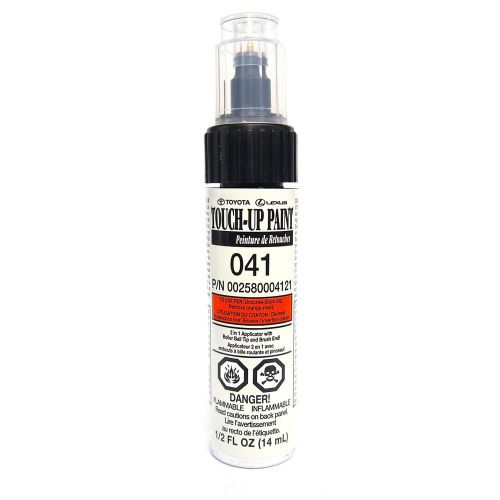 Genuine toyota 00258-00041-21 white touch-up paint pen (.5 fl oz, 14 ml) by toyo