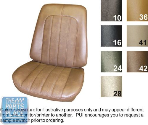 70 skylark 350 / gs / 455 70 saddle front bucket seat covers &amp; conv rear pui