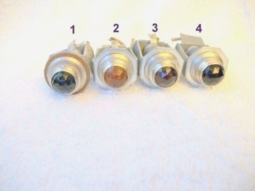 Vintage dial co instrument panel light 5/8" faceted lens (4 are available)
