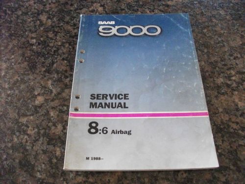 1988- saab 9000 airbag service manual