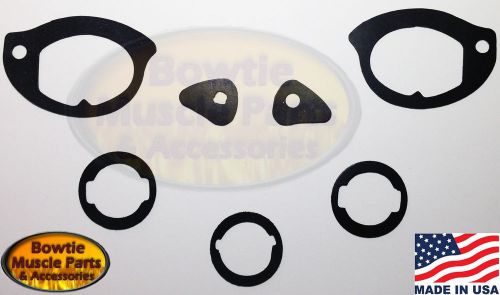 Camaro firebird door handle gaskets trunk lock gasket set chevelle nova gto