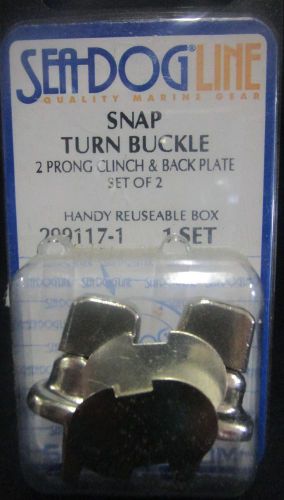 Sea-dog turn buckle 2 prong clinch &amp; back plate 299117-1