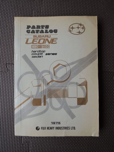 Jdm subaru leone hardtop coupe sedan 1400 1600 a22 a26 original parts catalog