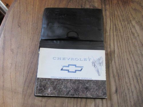 1994 chevy chevrolet camaro owners manual with case 94
