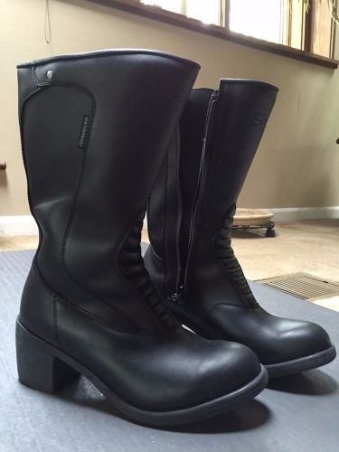 Ladies tcx motorcycle boots black us 9, eu 41, lady classic water proof ce cert
