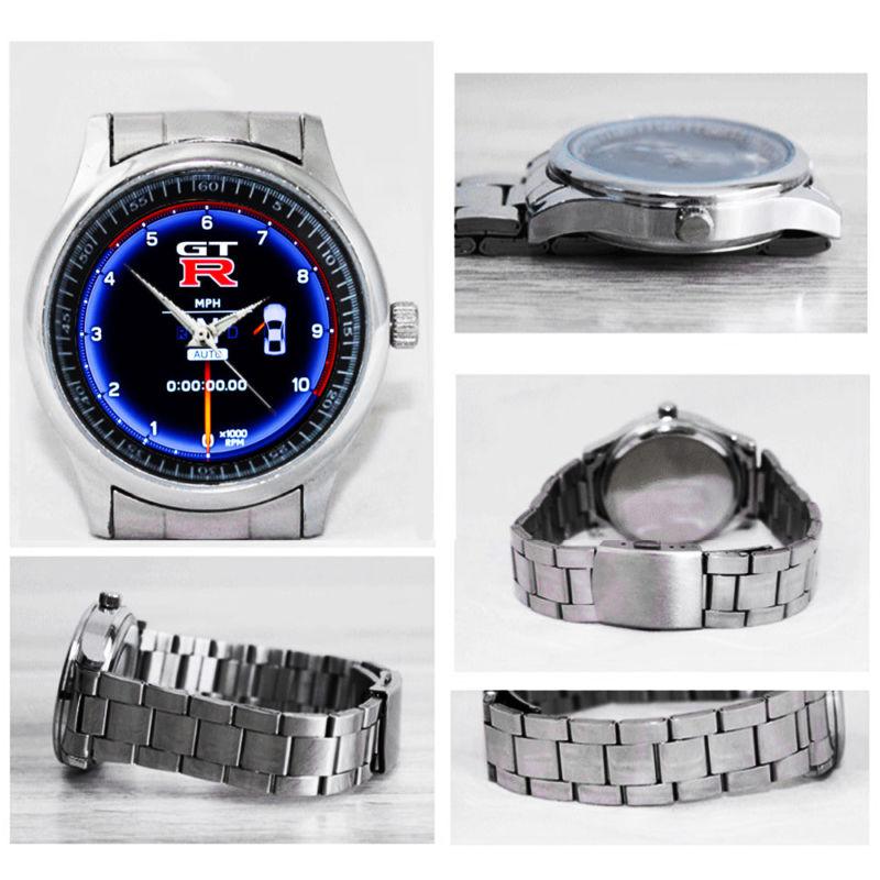Hot item! nissan gtr speedometer style custom sport metal watch