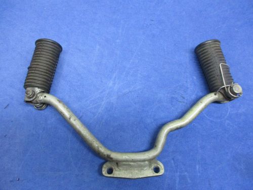 Oem 54 to 78 harley k model &amp; iron head xl passenger peg mount, pegs &amp; springs