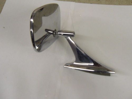 Vintage side view mirror chrome 15-2694 9826594 chevy gm nova camaro 70s