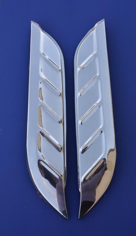 56 chevy front gravel shields *new* 1956 chevrolet *blem*