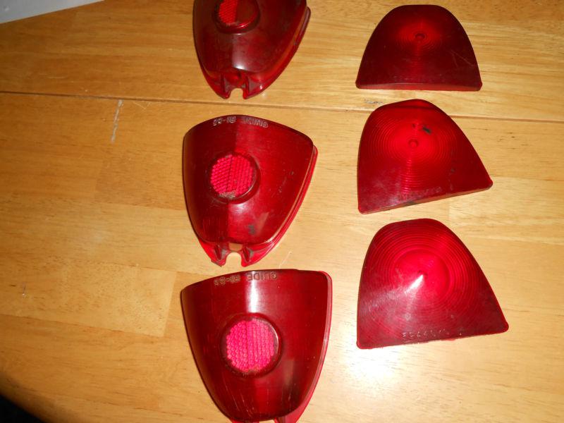 1953 chevy inner & outer tail light lens