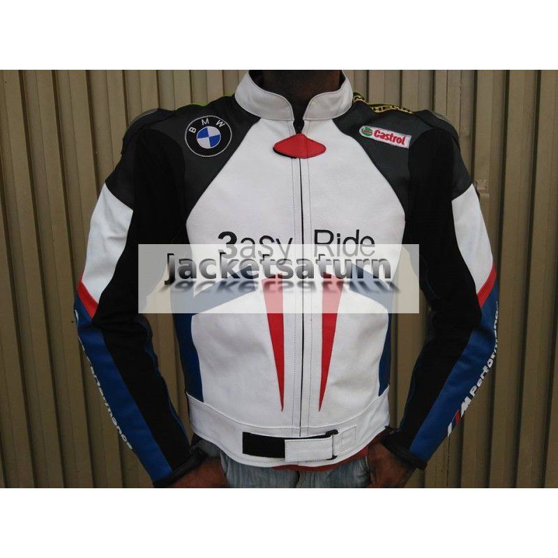 BMW Motorbike racing leather jacket, US $350.00, image 1