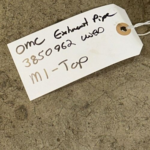 Volvo Penta OMC Cobra Exhaust Pipe PN 3853977 3850795 3850962 Used M Top, US $52.50, image 3