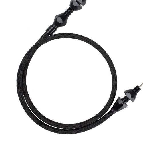 1PC Rubber Braided Stainless Wire Throttle Cable 24" Universal For Ford GM, US $28.69, image 5