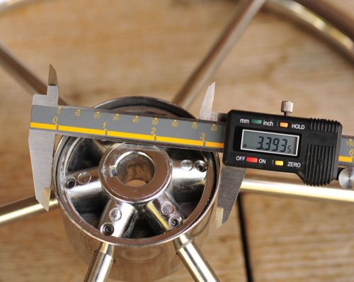 VTG Chrome Boat Steering Wheel Stainless Steel 16" 6-Spoke Sailboat Ship Marine, US $38.95, image 7