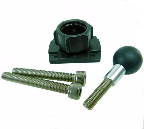 Motorcycle m8 top clamp mount with amplifier adapter for tomtom rider-