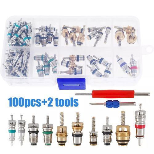 102pcs Car R12 & R134a Air Conditioner 1/4" 5/16" Valve Core Remover Installer, US $15.89, image 3