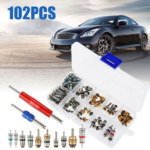 102pcs Car R12 & R134a Air Conditioner 1/4" 5/16" Valve Core Remover Installer, US $15.89, image 5