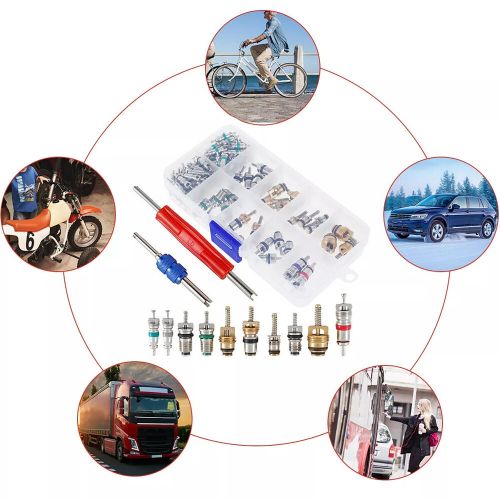 102pcs Car R12 & R134a Air Conditioner 1/4" 5/16" Valve Core Remover Installer, US $15.89, image 7