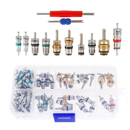 102pcs Car R12 & R134a Air Conditioner 1/4" 5/16" Valve Core Remover Installer, US $15.89, image 10