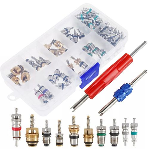 102pcs Car R12 & R134a Air Conditioner 1/4" 5/16" Valve Core Remover Installer, US $15.89, image 11