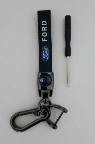 FORD Keychain Strap with Key & Fob Ring (Black ), US $6.00, image 2