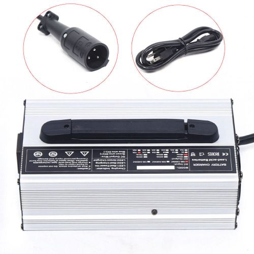 Fits For Club Car 48V 15 AMP Golf Cart 48 Volt Round 3 Pin Plug Battery Charger, US $99.11, image 7