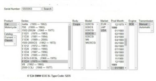AUTO TO MANUAL SWAP KIT - C BMW 5555953 E24 633CSi BUILT JAN 1981 M30B33 5 SPEED, US $3,300.00, image 11