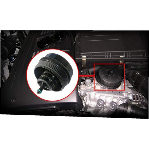 New Black Oil Filter Housing Cover Cap Car Replacement For BMW 11427525334, AU $21.62, image 7