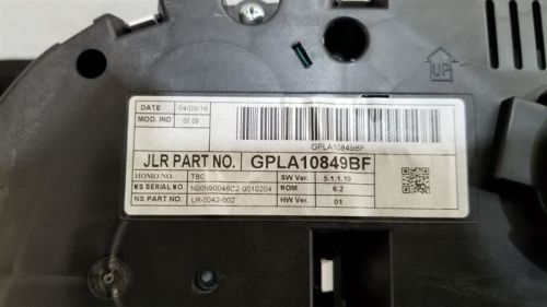 16 2016 RANGE ROVER SPORT DIESEL 3.0L SPEEDOMETER GAUGE CLUSTER GPLA10849BF, US $125.00, image 4