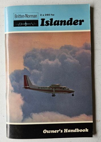 Britten norman bn-2 islander owner's handbook 260hp version